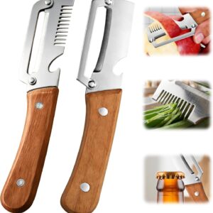 2-Pcs Upgrade Vegetable Peeler and Julienne Peeler Set